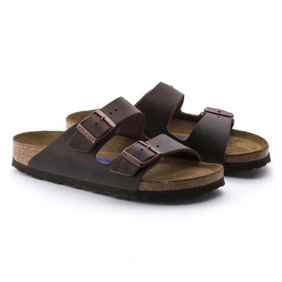 Birkenstock Other - Birkenstock Arizona Soft Footbed Oiled Leather Sandals Habana 43 NWT